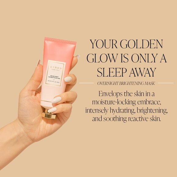 BYROE Golden Carrot Relief Mask | Overnight Facial Mask with Vegan Collagen - Picture 11 of 11